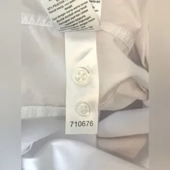 Topman Stretch Skinny Fit White Dress Shirt Size M, Chest 38”-40” - Picture 6 of 8